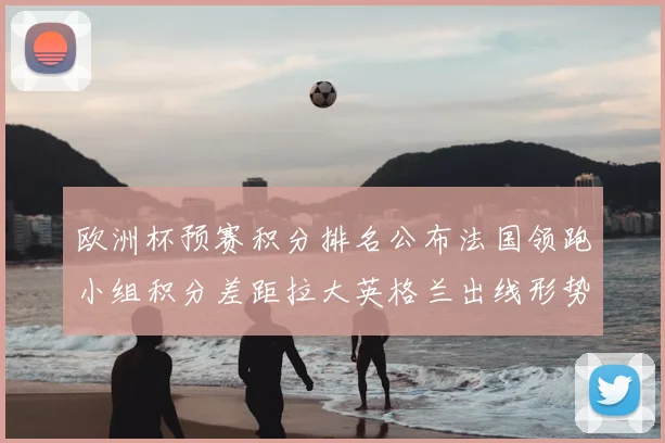 欧洲杯预赛积分排名公布法国领跑小组积分差距拉大英格兰出线形势紧张