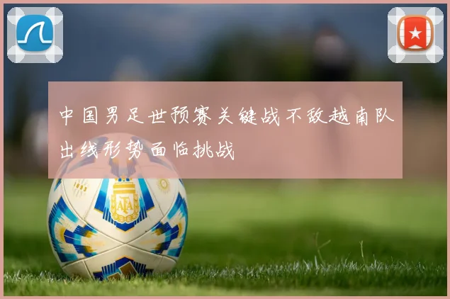 中国男足世预赛关键战不敌越南队出线形势面临挑战